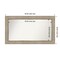 Trellis Silver Non-Beveled Custom Framed Bathroom Vanity Wall Mirror